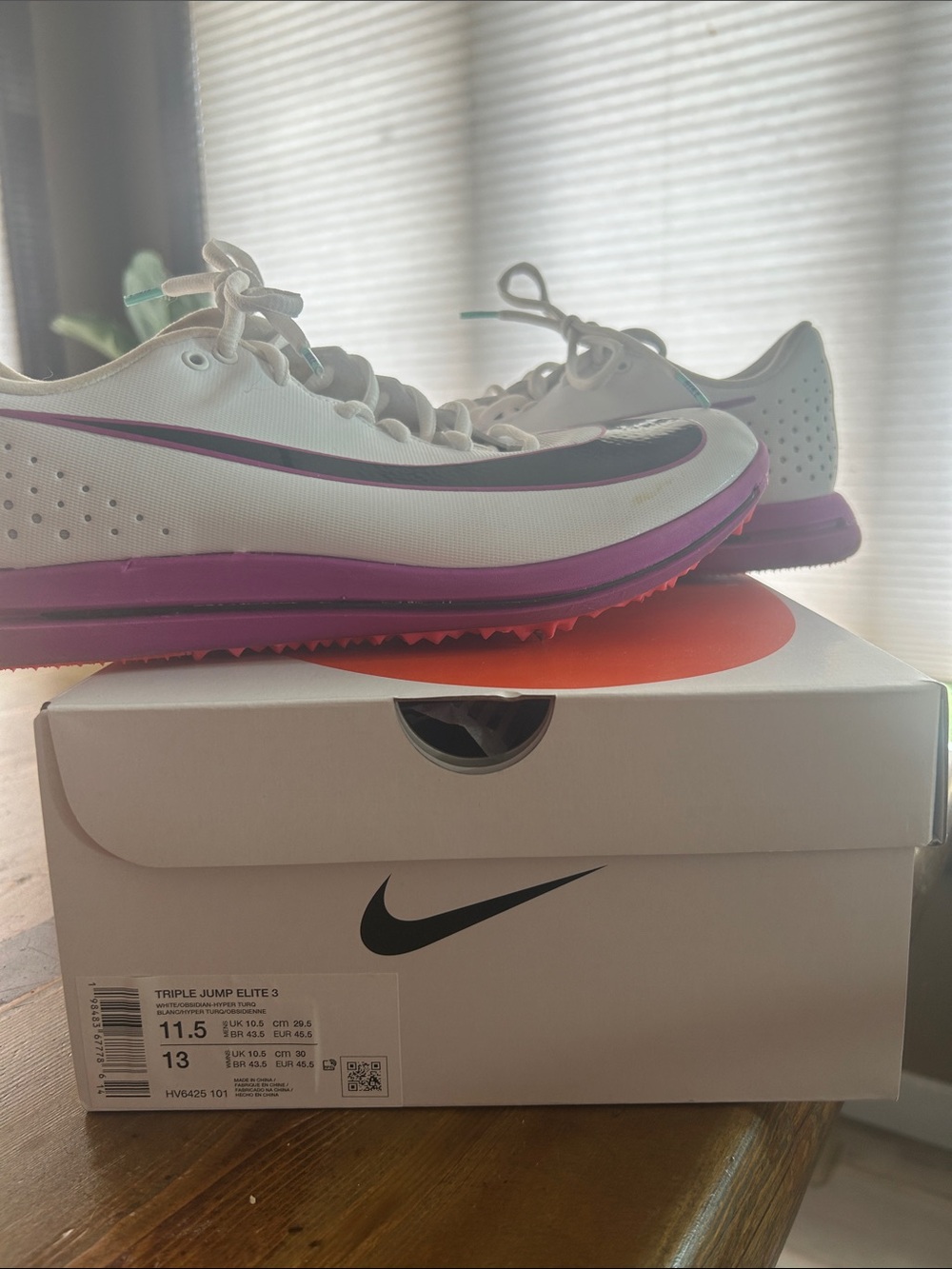 Nike Triple Jump Elite 3 Track & Field Spikes – Men’s Size 11.5 – NEW